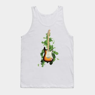 S-Style Electric Guitar Sunburst Color Tank Top